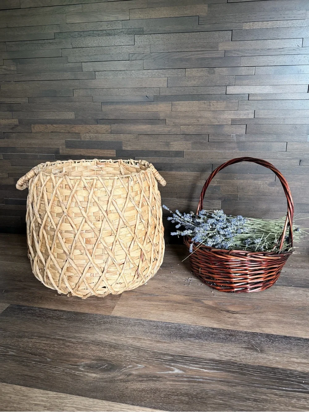 Woven Seagrass Storage Basket - Natural Brown extra large size